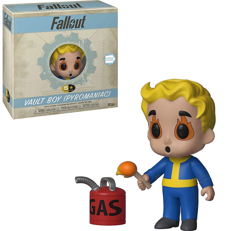 Fallout Vault Boy (Pyromaniac) figure de vinyle 5 toiles