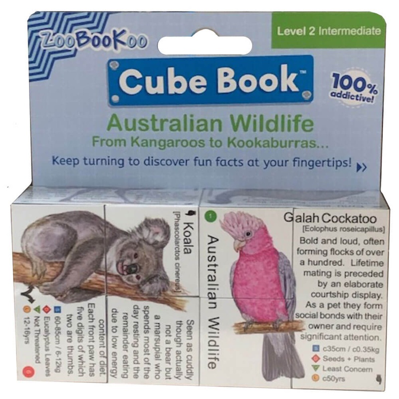 Zoobookoo cube livre australien faune
