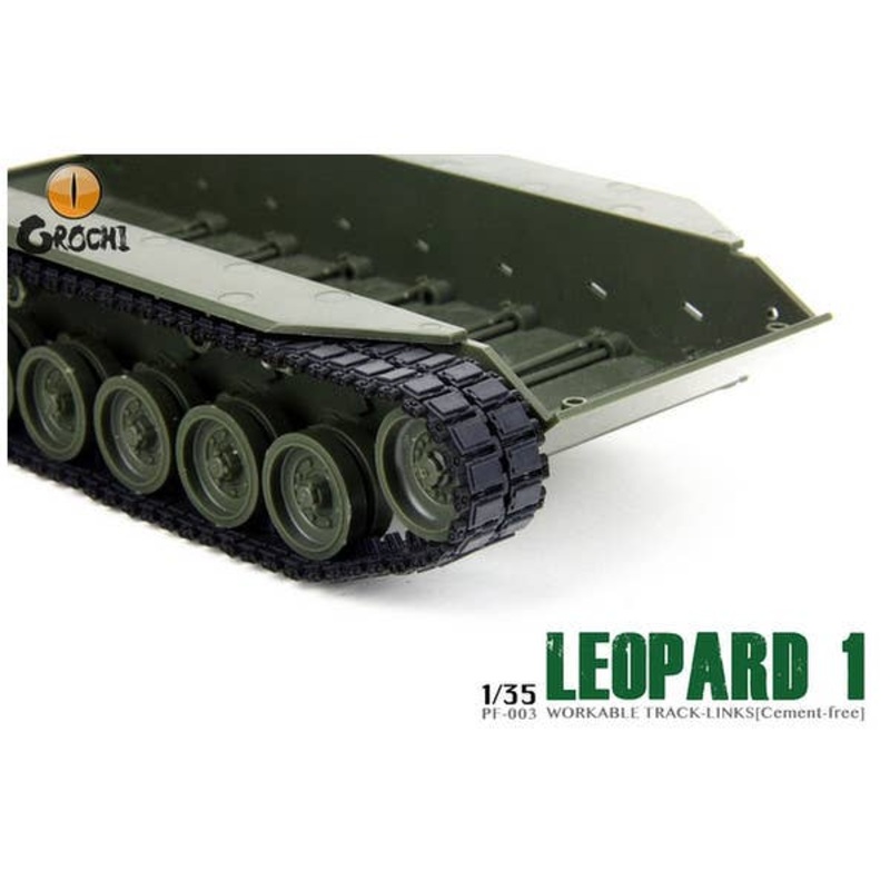 1/35 Leopard 1 Workable Track-Links (Cement-free)