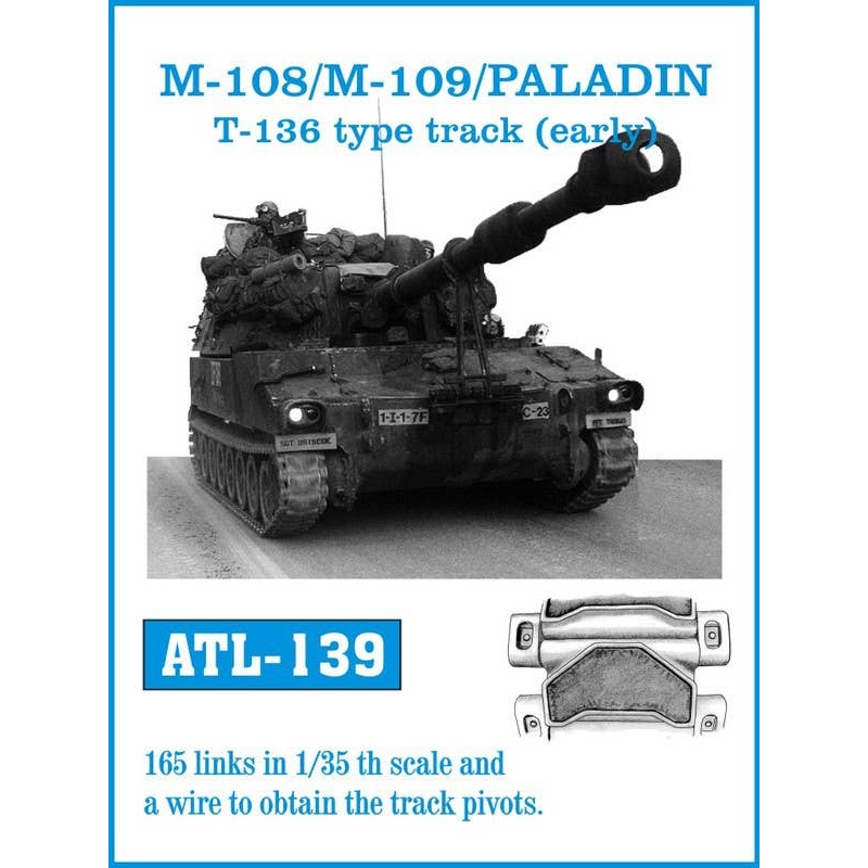 1/35 M108 / M109 / Paladin T136 track (Early type)