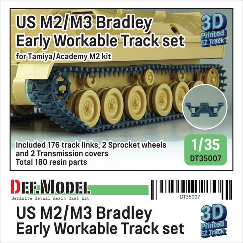 1/35 US M2/M3 Bradley IFV Early Workable Track set (for Tamiya/Academy M2/M3 kit)