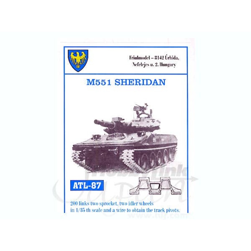 1/35 Working Metal Track Set for M551 Sheridan