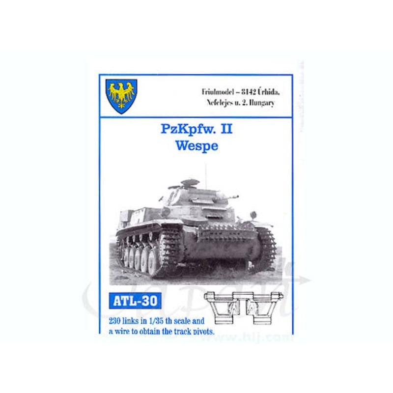 1/35 Working Metal Track Set for Pz.Kpfw.II / Wespe