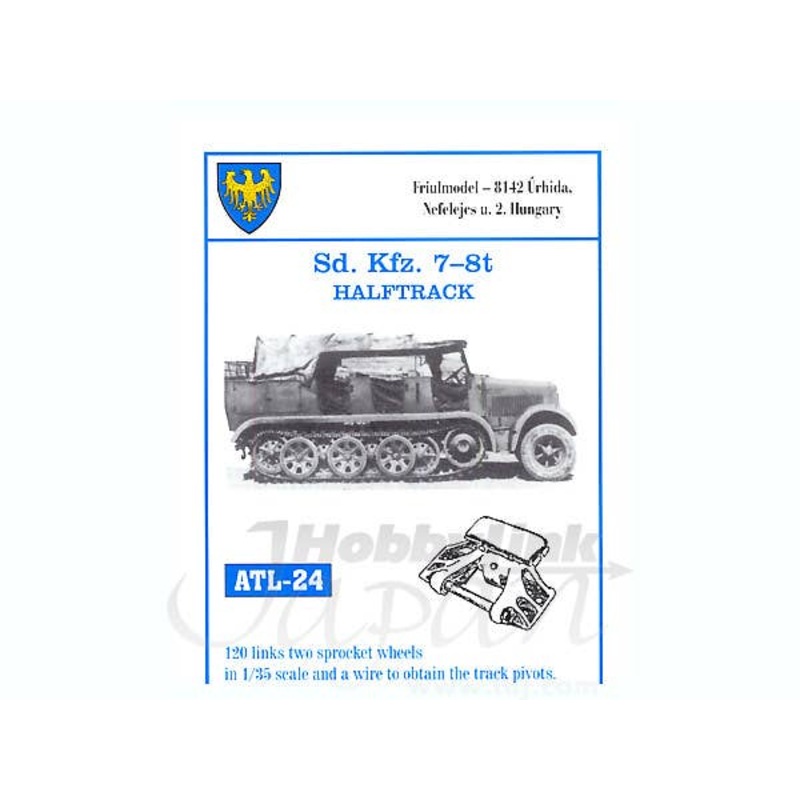 1/35 Working Metal Track Set for Sd.Kfz.7 8t Halftrack