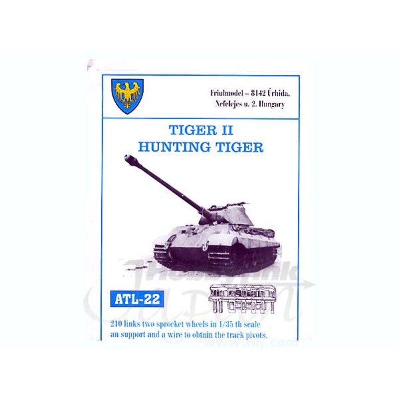 1/35 Working Metal Track Set for Tiger II / Jagdtiger
