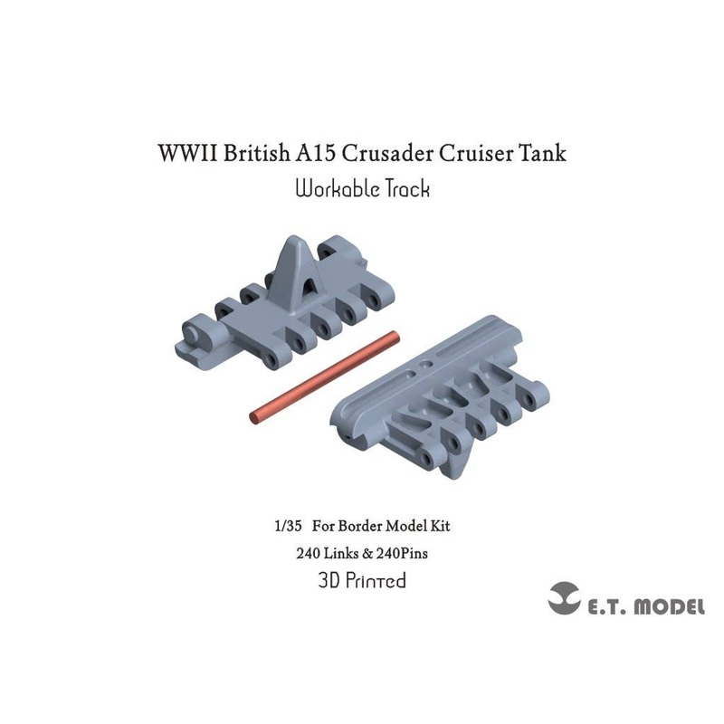 1/35 WW.II UK A15 Crusader Cruiser Tank Workable Track (3D)