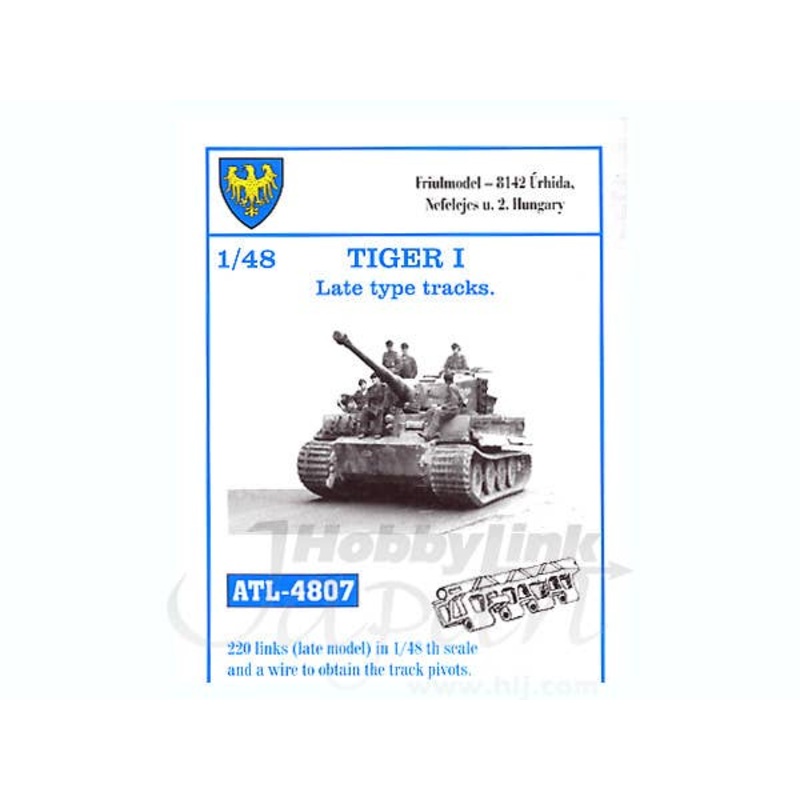 1/48 Working Metal Late Type Track Set for Tiger I