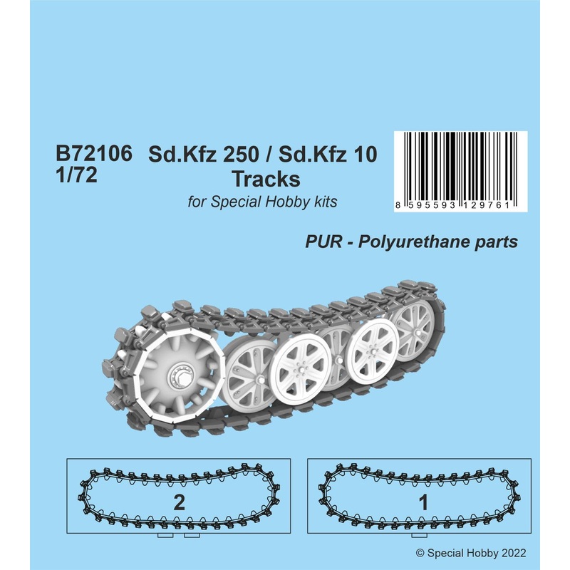 1/72 Sd.Kfz 250 Tracks