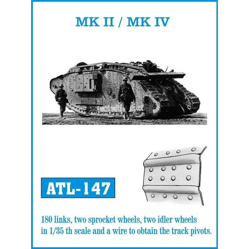 1/35 Diamond-shaped tank MK.II / MK.IV