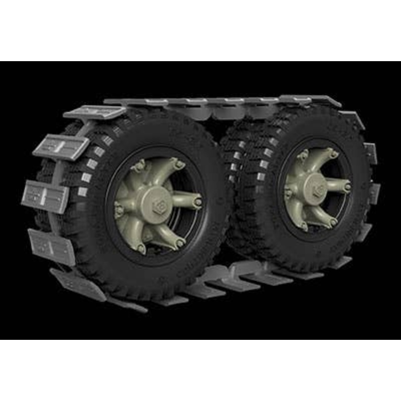1/35 German 6-wheel Truck Rear Tire Track