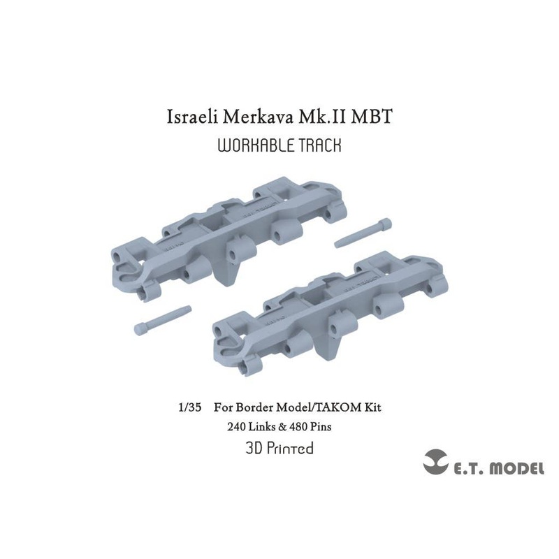 1/35  Israeli Merkava Mk.II MBT Workable Track (For Border Model/TAKOM Kit)