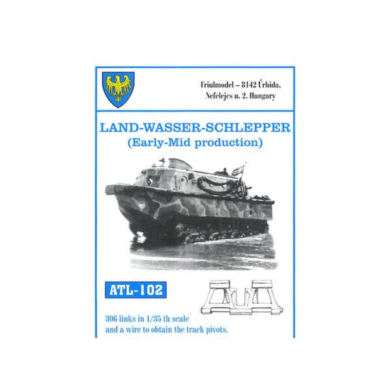 1/35 Land-Wasser-Schlepper Early-Mid Production Tracks (for Bronco & Hobby Boss)