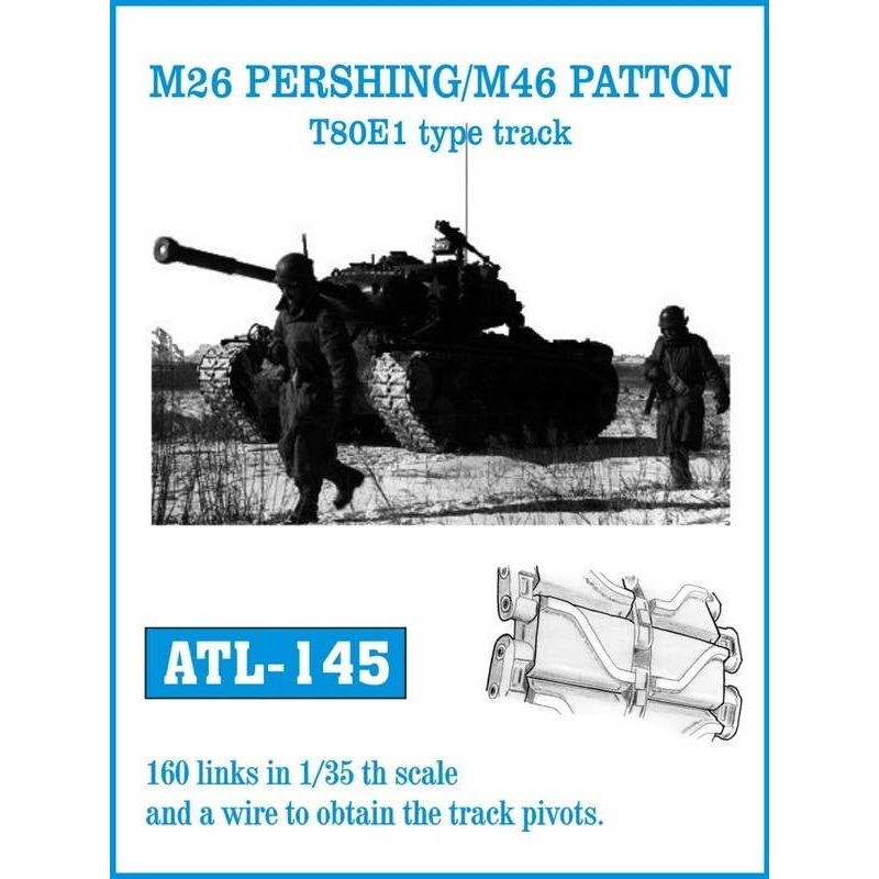 1/35 M26 Pershing / M46 Patton T80E1 Type Track