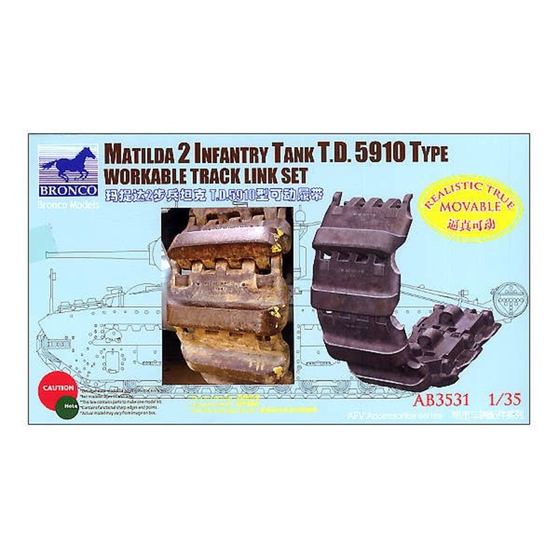1/35 Matilda 2 Infantry Tank T.D. 5910 Type Workable Tr