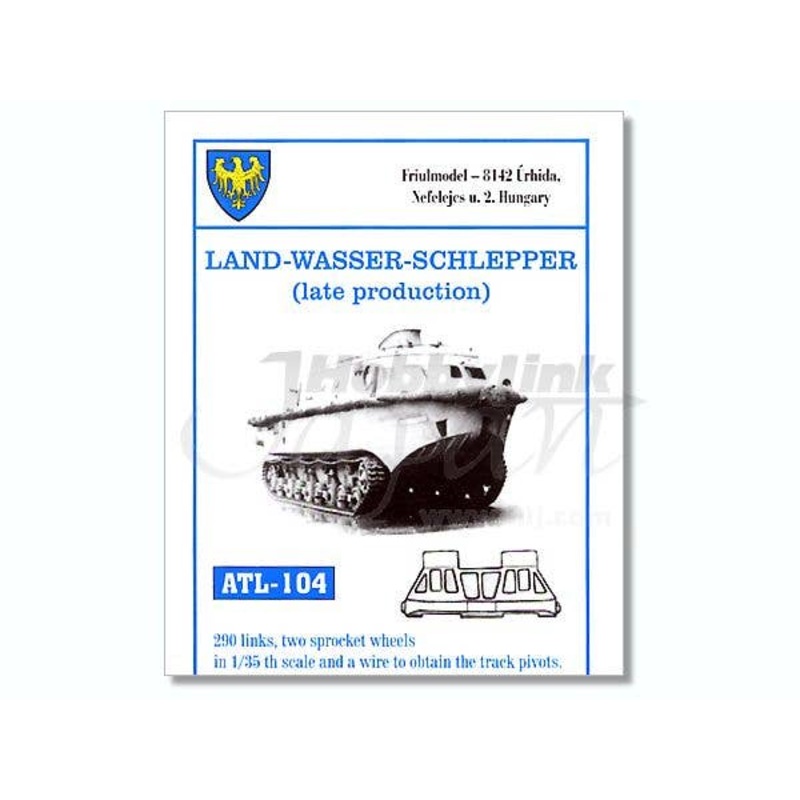 1/35 Metal Workable Track Set for Land-Wasser-Schlepper Late Production