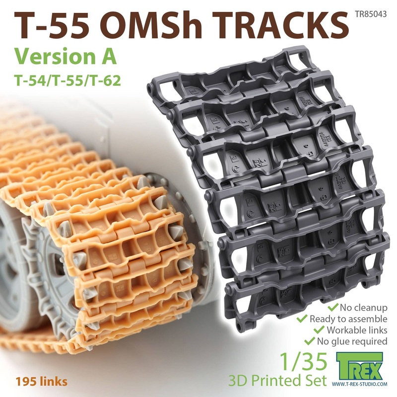 1/35 Movable Track Version for T-55 OMSh Version A