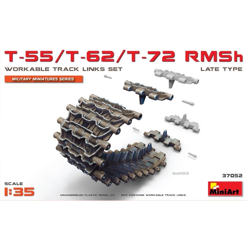 1/35 T-55/T-62/T-72 RMSh Workable Track Links Set. Late Type