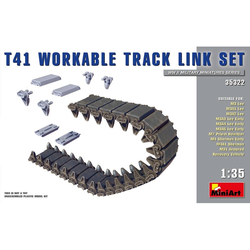 1/35 T41 Workable Track Link Set