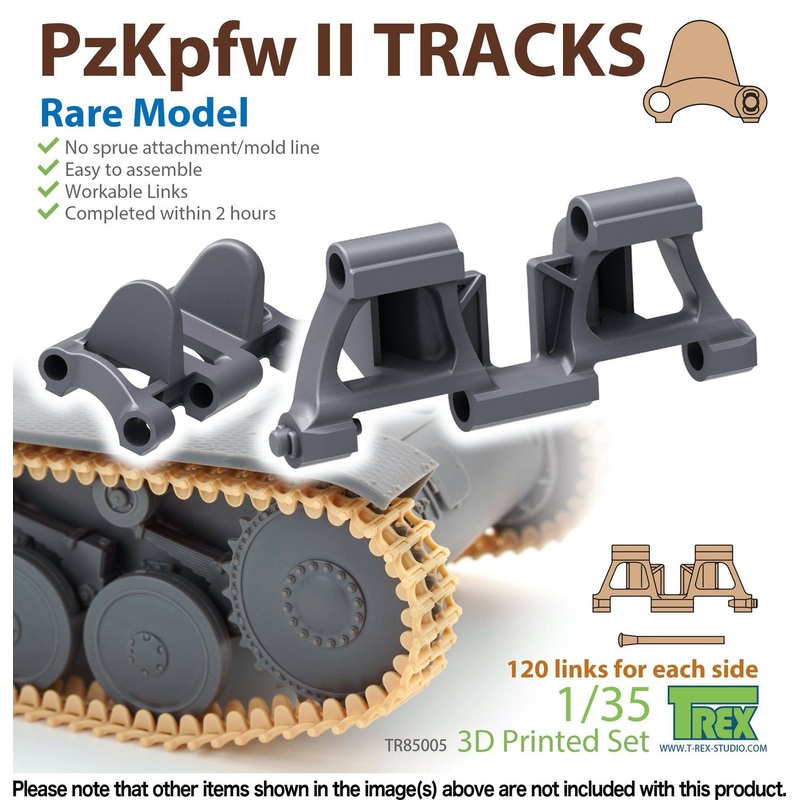 1/35 Tracks for Panzer II Small Production Type