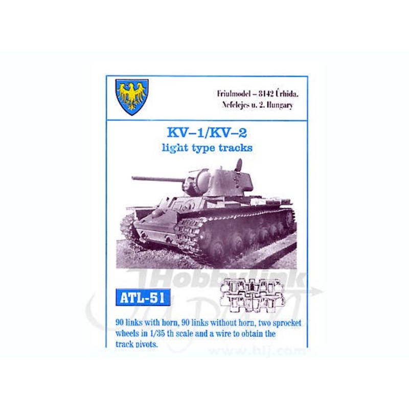 1/35 Working Metal Light-Type Track Set for KV-1 / KV-2
