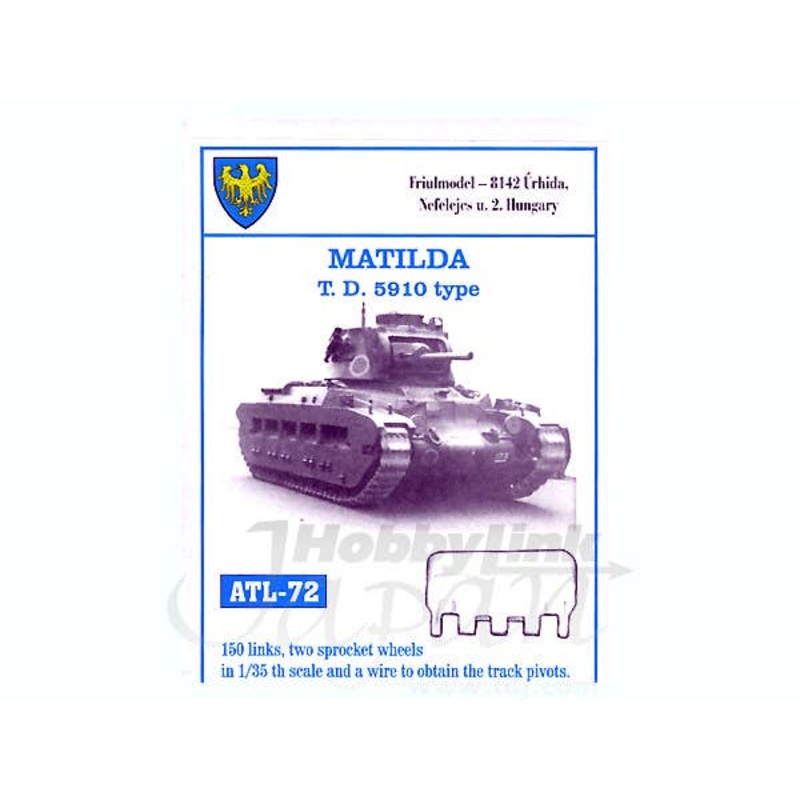 1/35 Working Metal TD5910 Type Track Set for Matilda