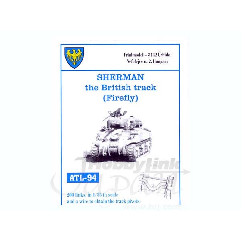 1/35 Working Metal Track Set for British Sherman Firefly