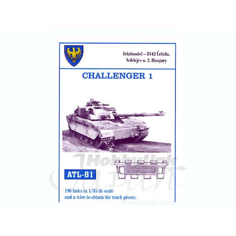 1/35 Working Metal Track Set for Challenger 1 MBT