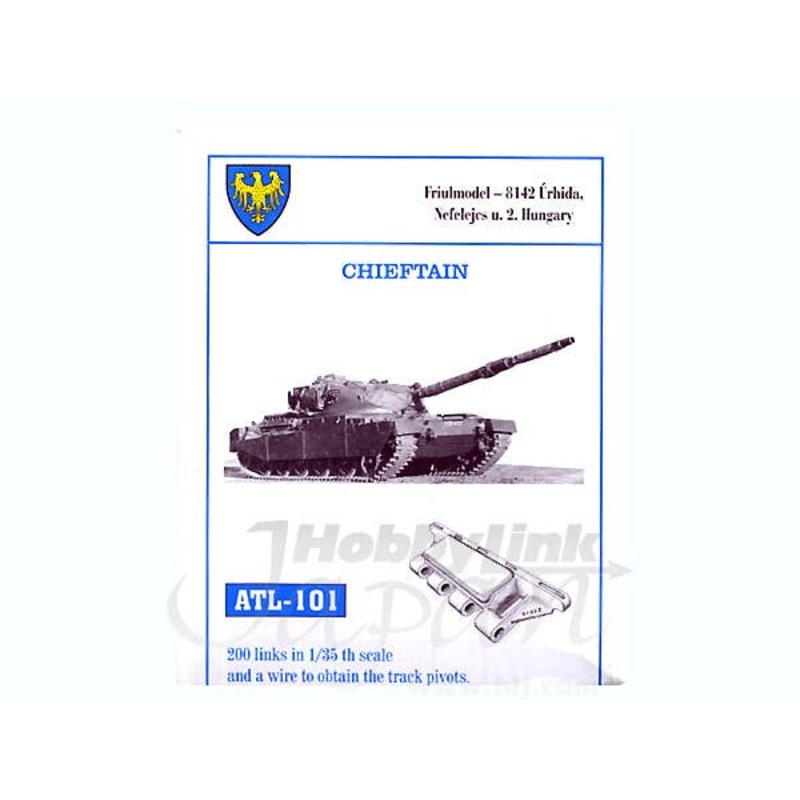 1/35 Working Metal Track Set for Chieftain MBT
