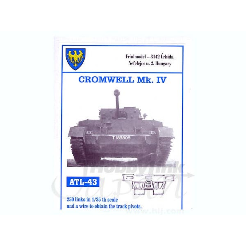 1/35 Working Metal Track Set for Cromwell Mk.IV