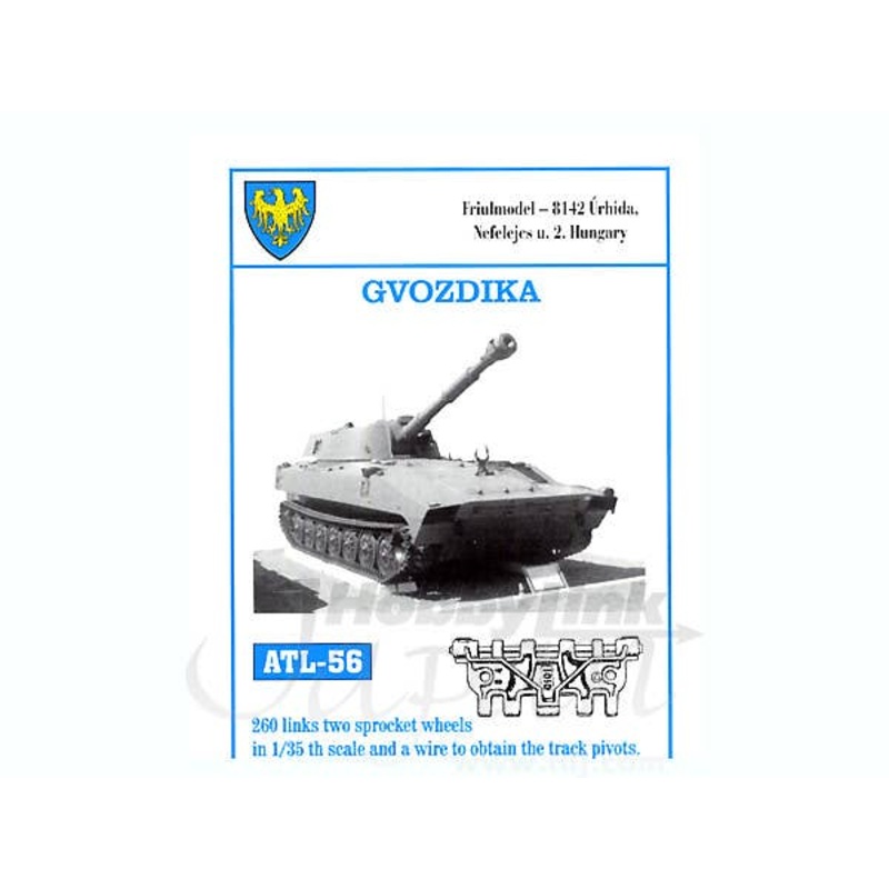 1/35 Working Metal Track Set for Gvozdika