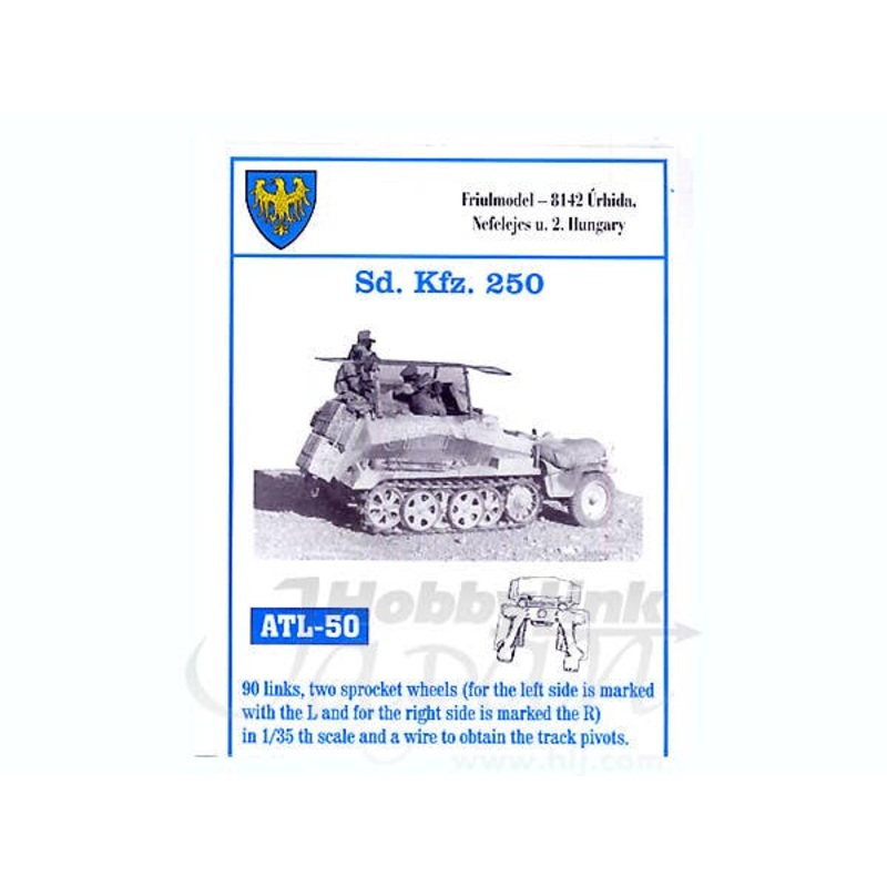 1/35 Working Metal Track Set for Sd.Kfz.250