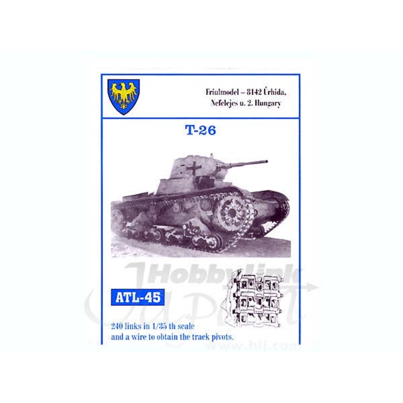 1/35 Working Metal Track Set for T-26