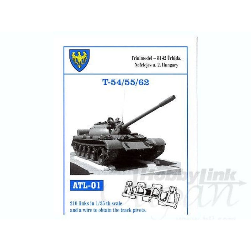 1/35 Working Metal Track Set for T-54 / 55 / 62