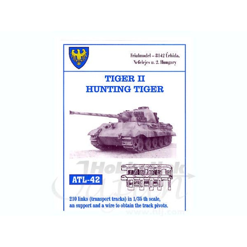 1/35 Working Metal Track Set for Tiger II / Jagdtiger Transport