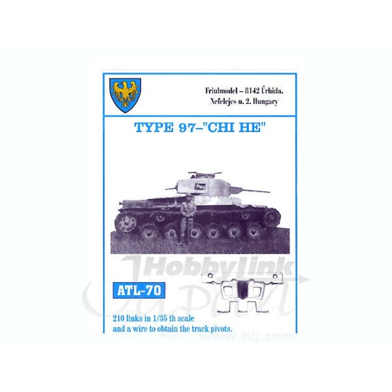 1/35 Working Metal Track Set for Type 97 Chi-Ha