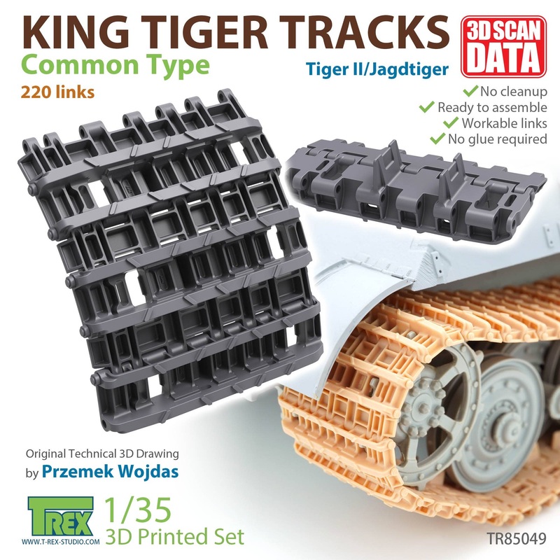 1/35 WW.II German King Tiger Tracks Common type
