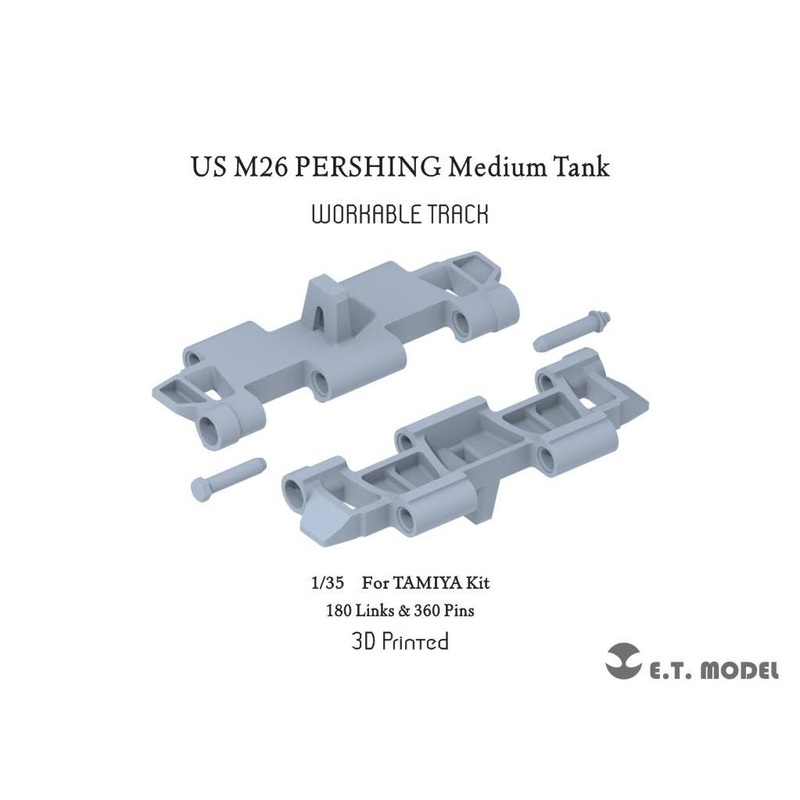 1/35 WWII US M26 Pershing Medium Tank Movable Tracks (for Tamiya)