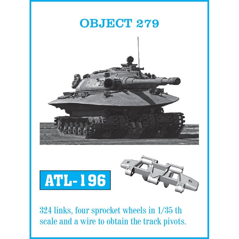 1/35 Current Russian/Soviet Object 279 heavy tank track