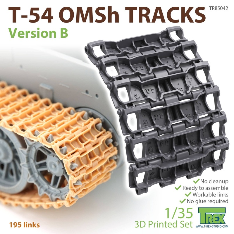 1/35 Movable Track Version for T-54 OMSh B