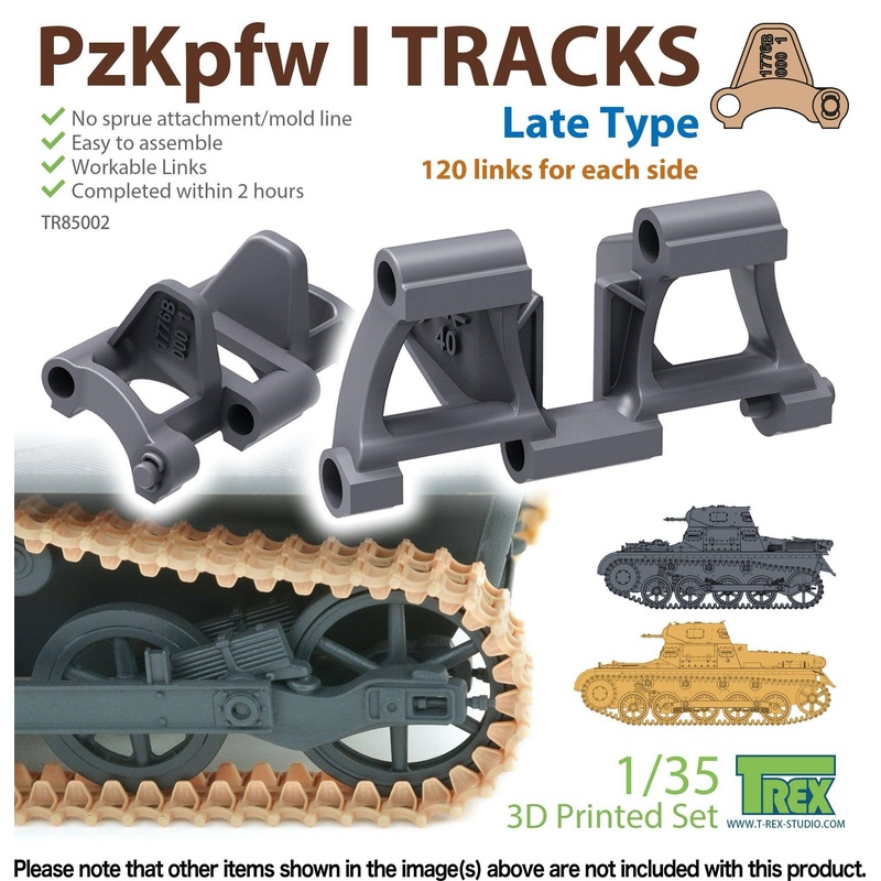 1/35 Panzer I Late Type A/B Tracks