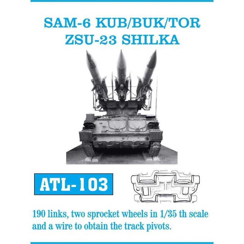 1/35 SAM-6 KUB / BUK / TOR ZSU23 for Silka