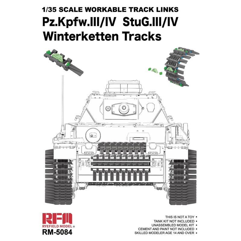 1/35 Workable Winterketten Tracks for Pz.Kpfw. III/IV & StuG.III/IV
