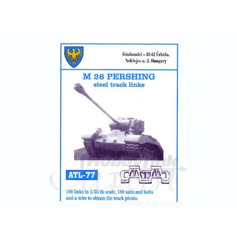 1/35 Working Metal Steel Track Set for M26 Pershing