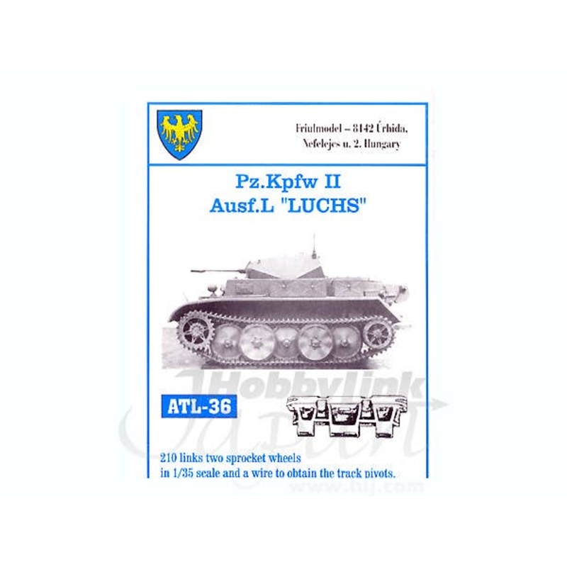 1/35 Working Metal Track Set for Pz.II Ausf.L Luchs