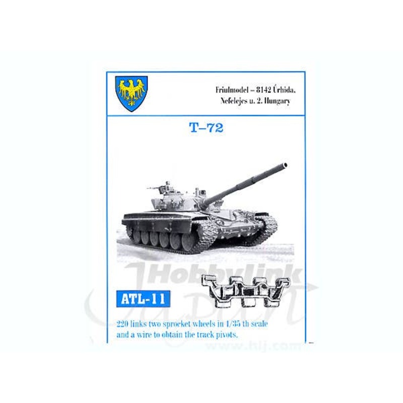 1/35 Working Metal Track Set for T-72