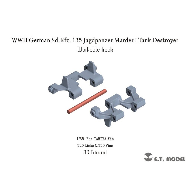 1/35 WW.II Germany Sd.Kfz135 Jagdpanzer Marder I (Lorraine) Tank Destroyer Workable Track (3D)