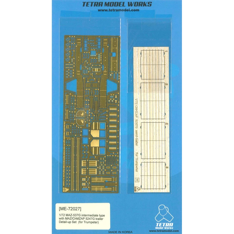 1/72 For MAZ-537G Tractor & ChMZAP 5247G Semi-Trailer (TR)