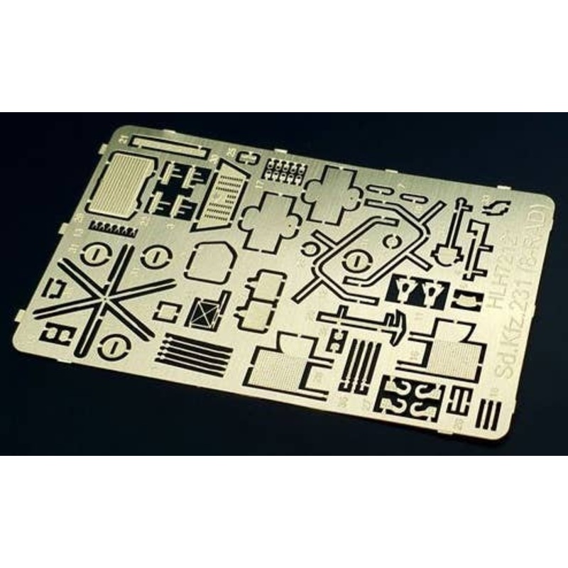 1/72 Sd.Kfz.231 Photo-Etch Parts for 8-Wheel Armored Vehicles (for Roden)