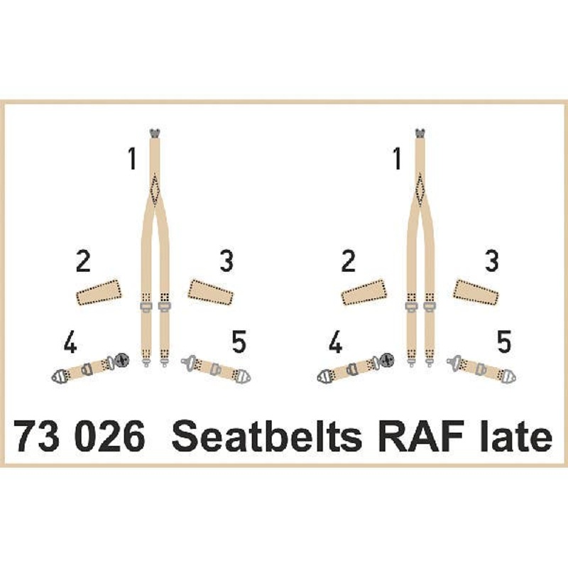 1/72 Seatbelts RAF Late Super Fabric