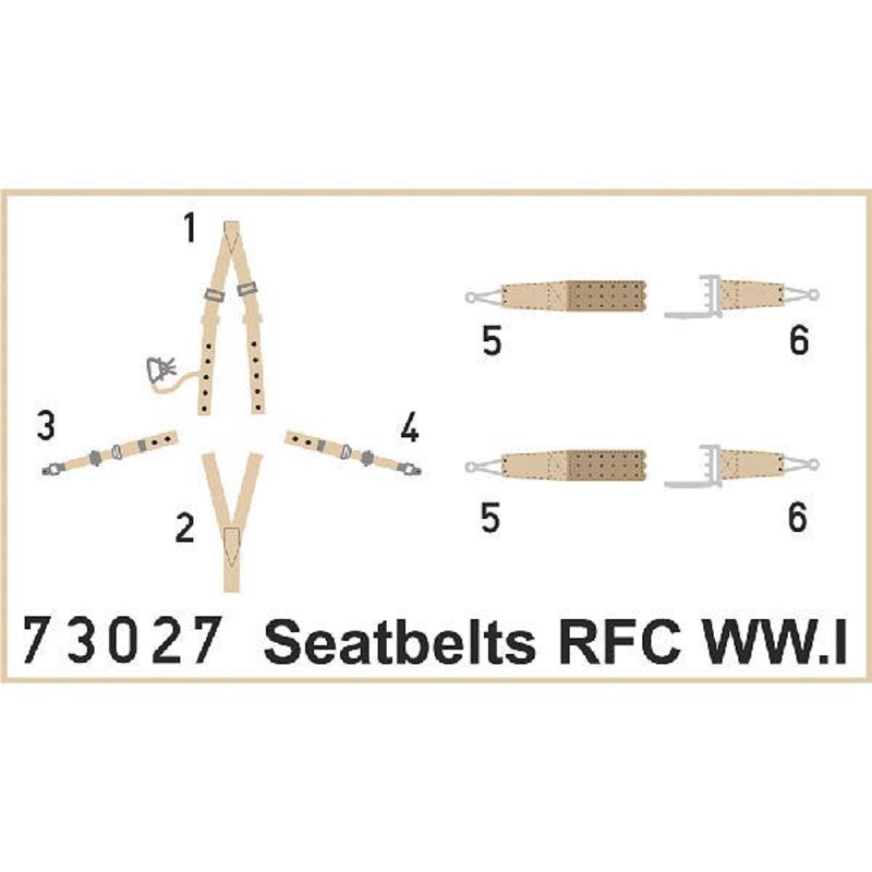 1/72 Seatbelts RFC WWI Super Fabric